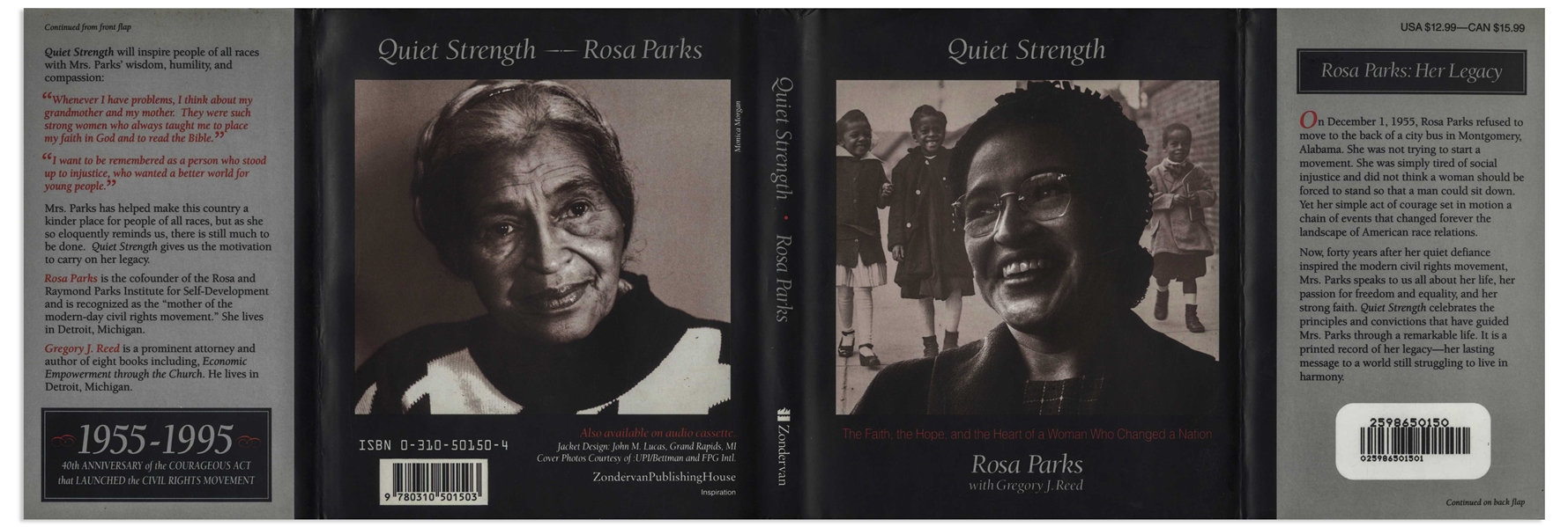 Rosa Parks Signed Copy of ''Quiet Strength''